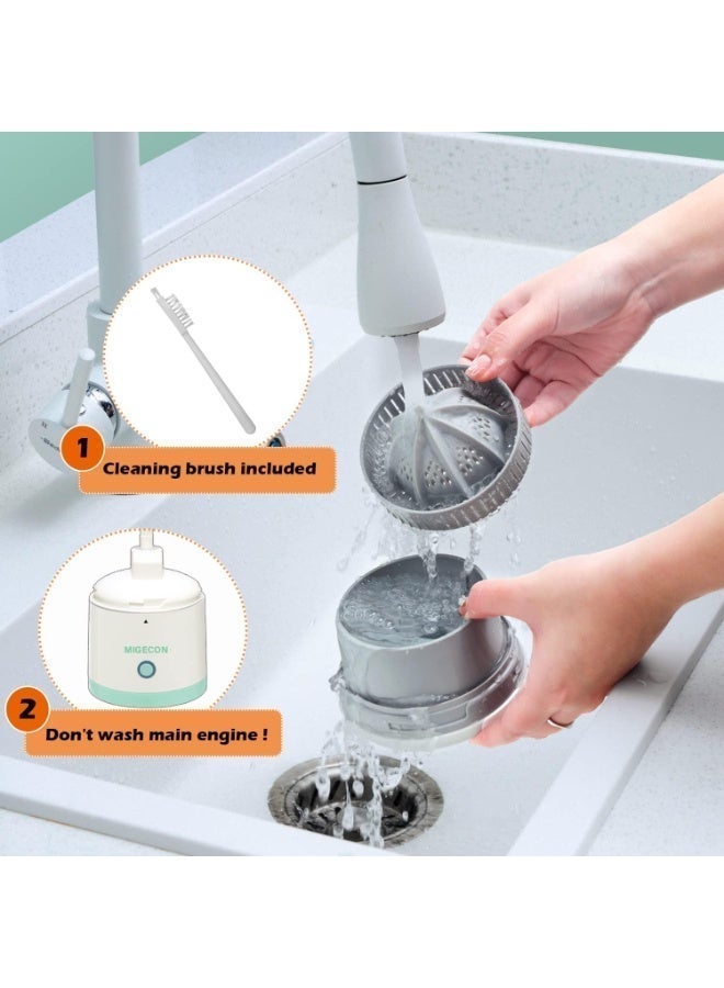 Migecon Citrus Juicer Electric Orange Squeezer Lemon Squeezer Electric High Juice Yield Juicer USB Charging USB Charging Juicer Lime Press Wireless Portable Travel Juice Mate - Image 2